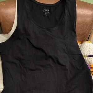 Pact Classic Black Tank Top